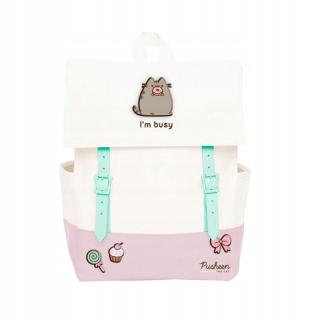 Jednokomorový školský batoh Pusheen Erik, viacfarebný